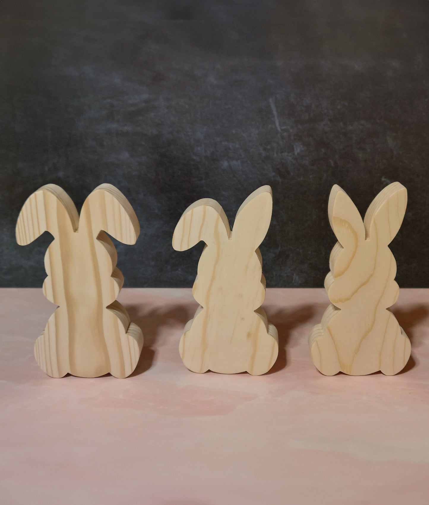 Unfinished Wooden Easter Bunny Cutout