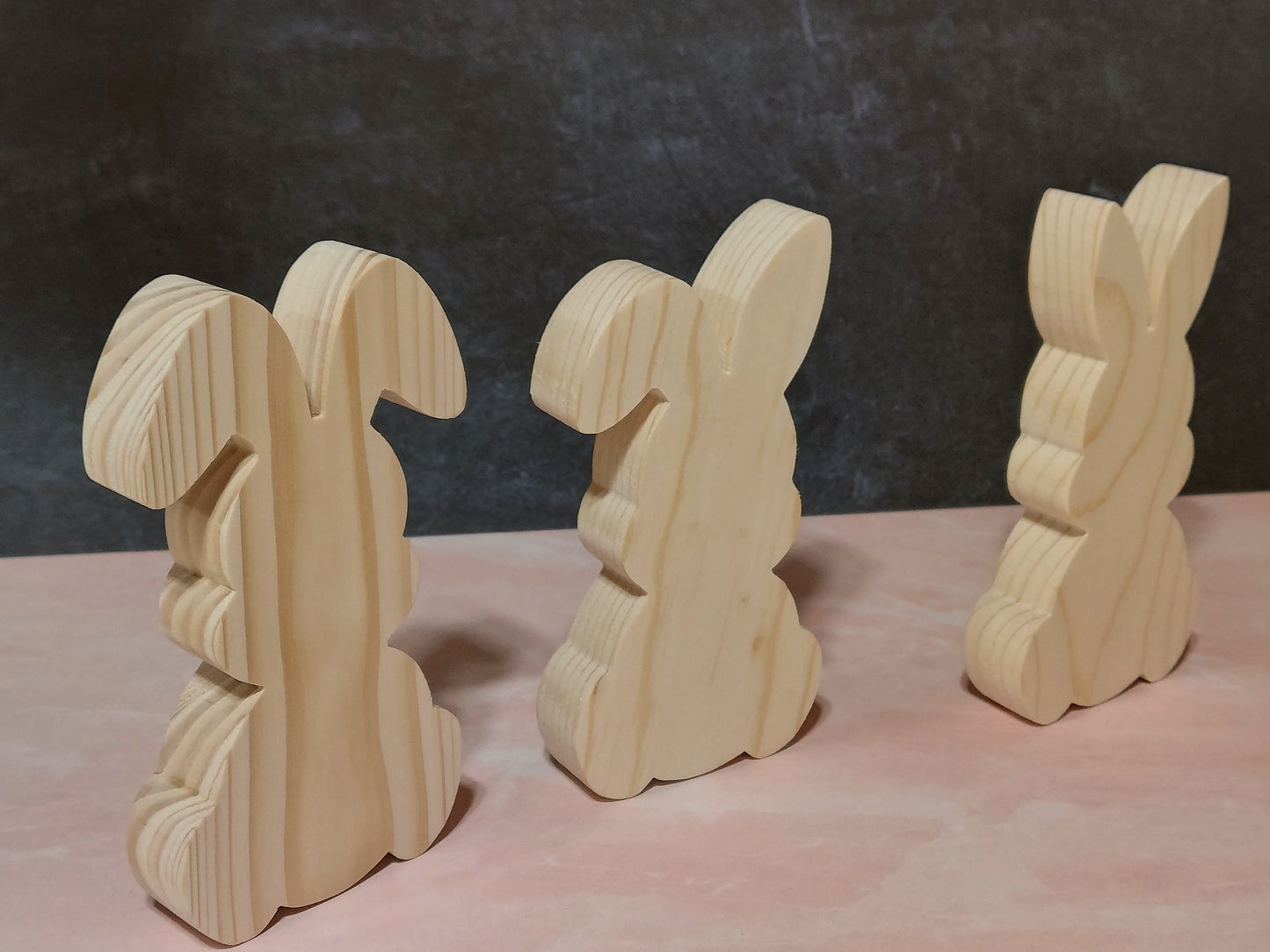 Unfinished Wooden Easter Bunny Cutout