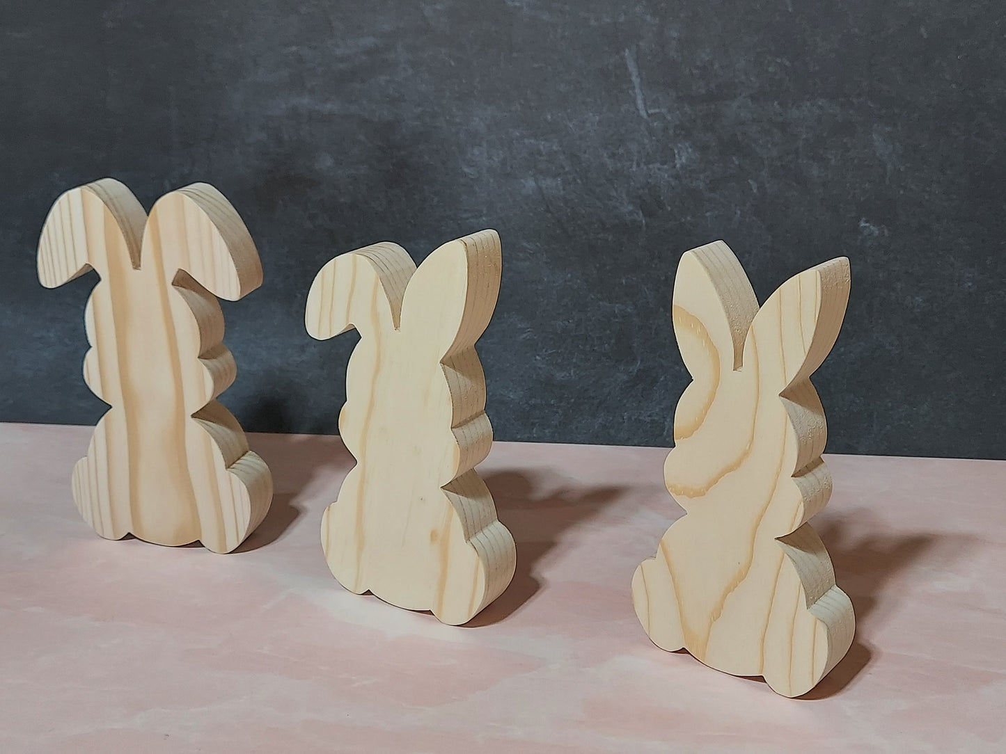 Unfinished Wooden Easter Bunny Cutout