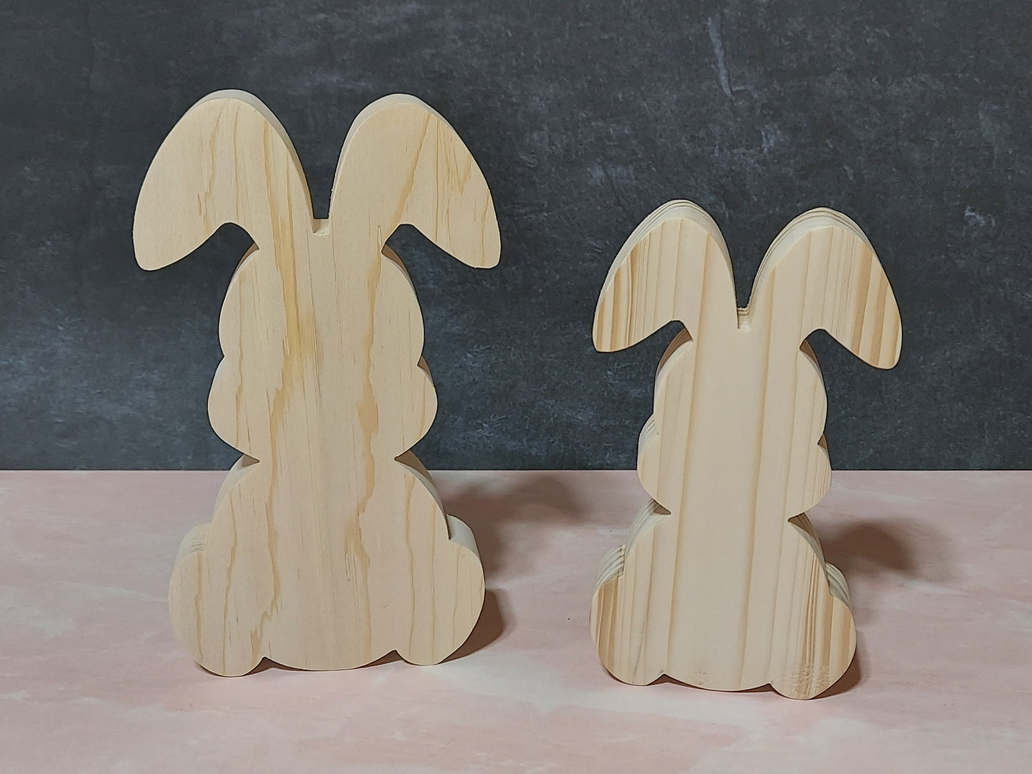 Unfinished Wooden Easter Bunny Cutout