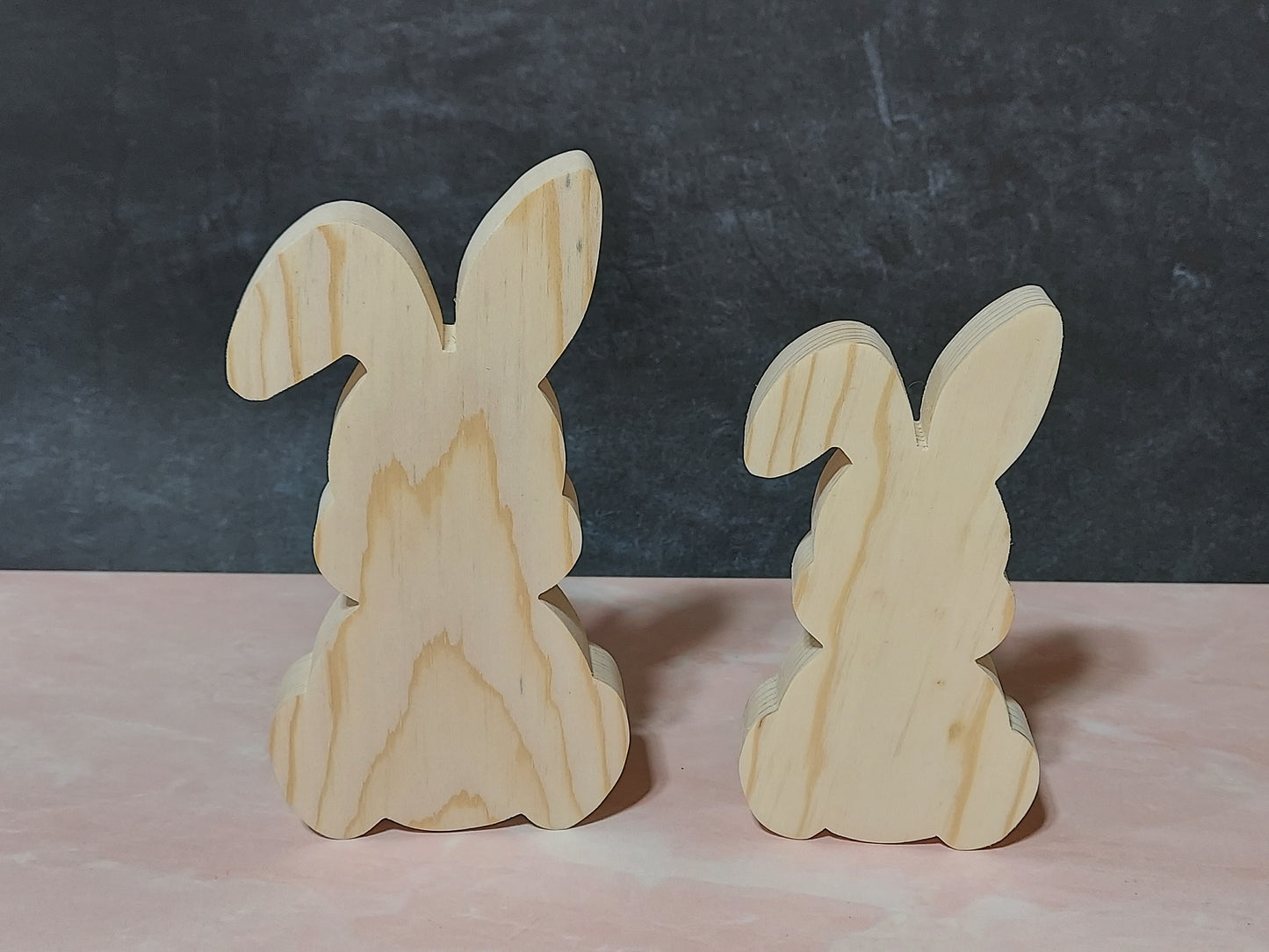 Unfinished Wooden Easter Bunny Cutout