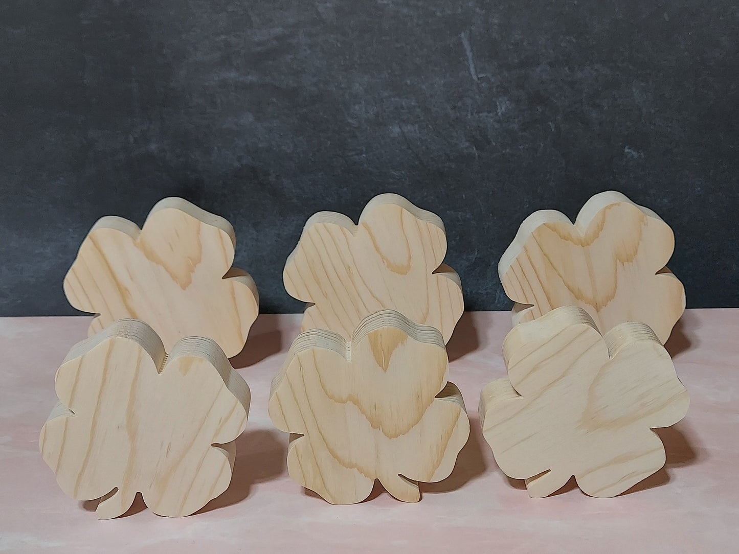 Unfinished Wooden Shamrock Cutout