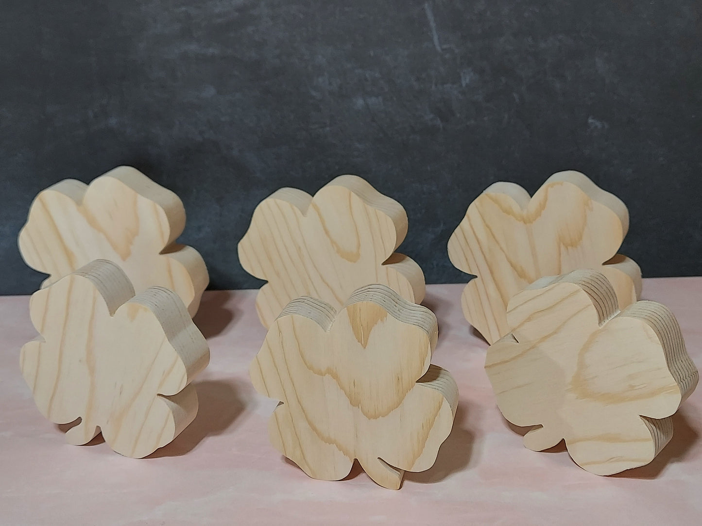 Unfinished Wooden Shamrock Cutout