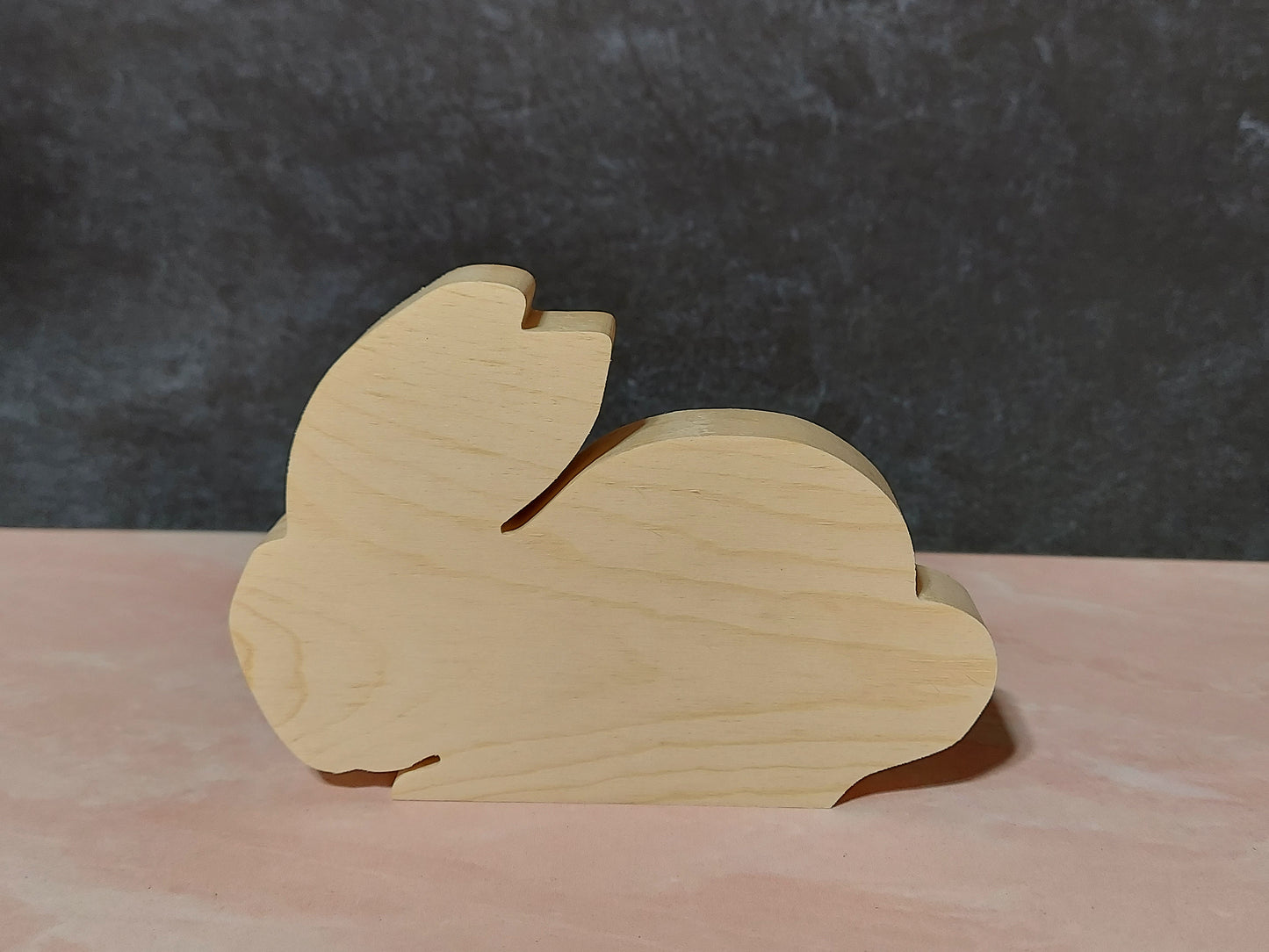 Unfinished Wooden Easter Bunny Cutout