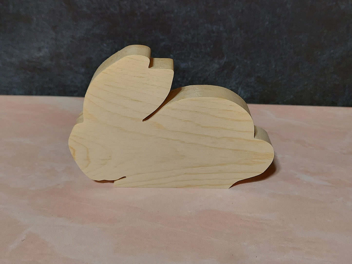 Unfinished Wooden Easter Bunny Cutout