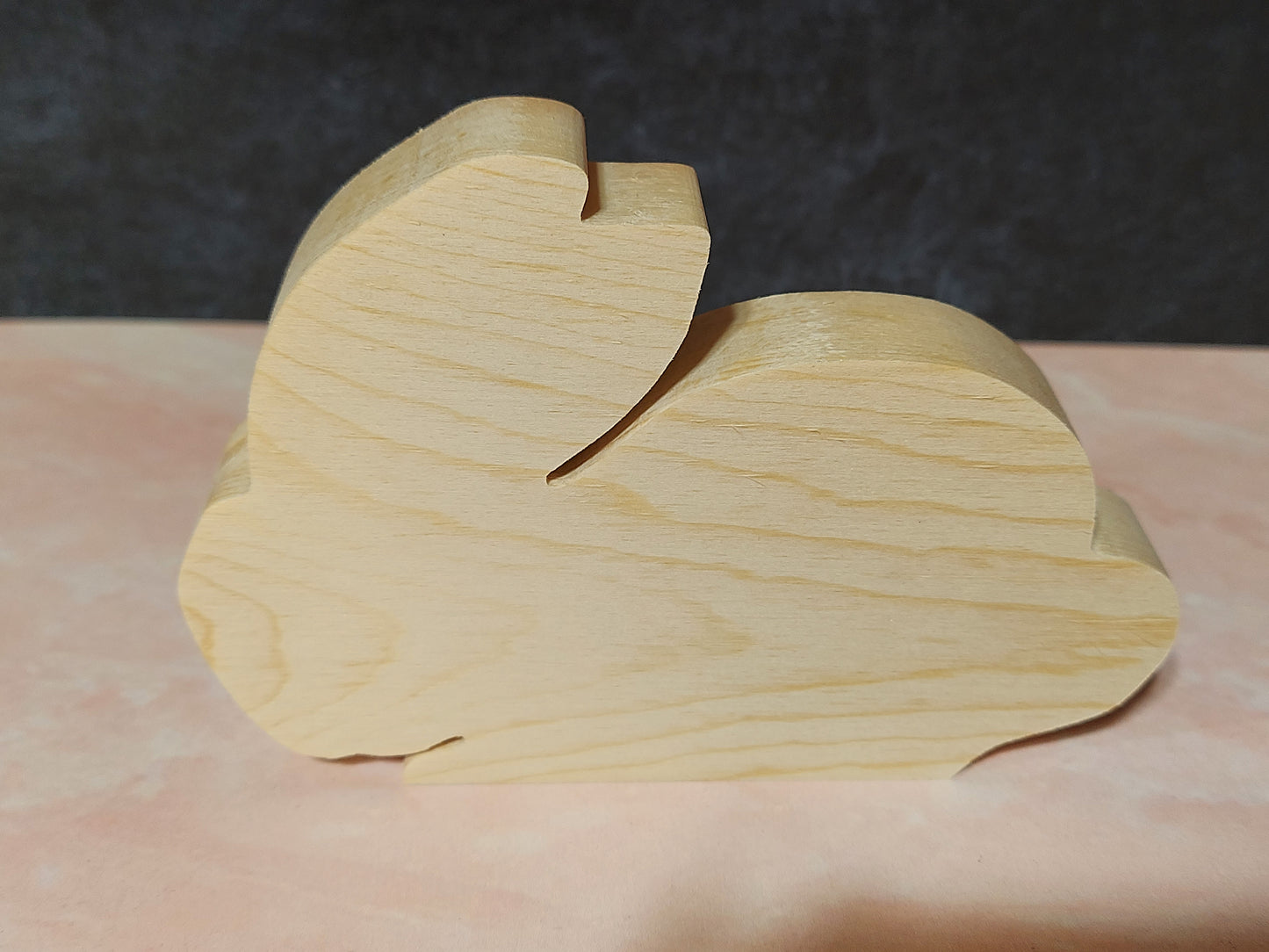 Unfinished Wooden Easter Bunny Cutout