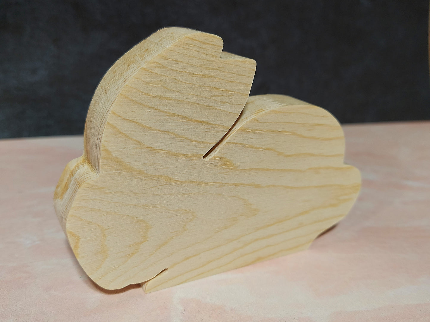 Unfinished Wooden Easter Bunny Cutout