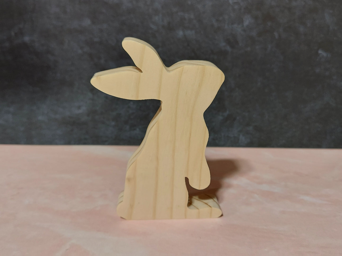 Unfinished Wooden Easter Bunny Cutout