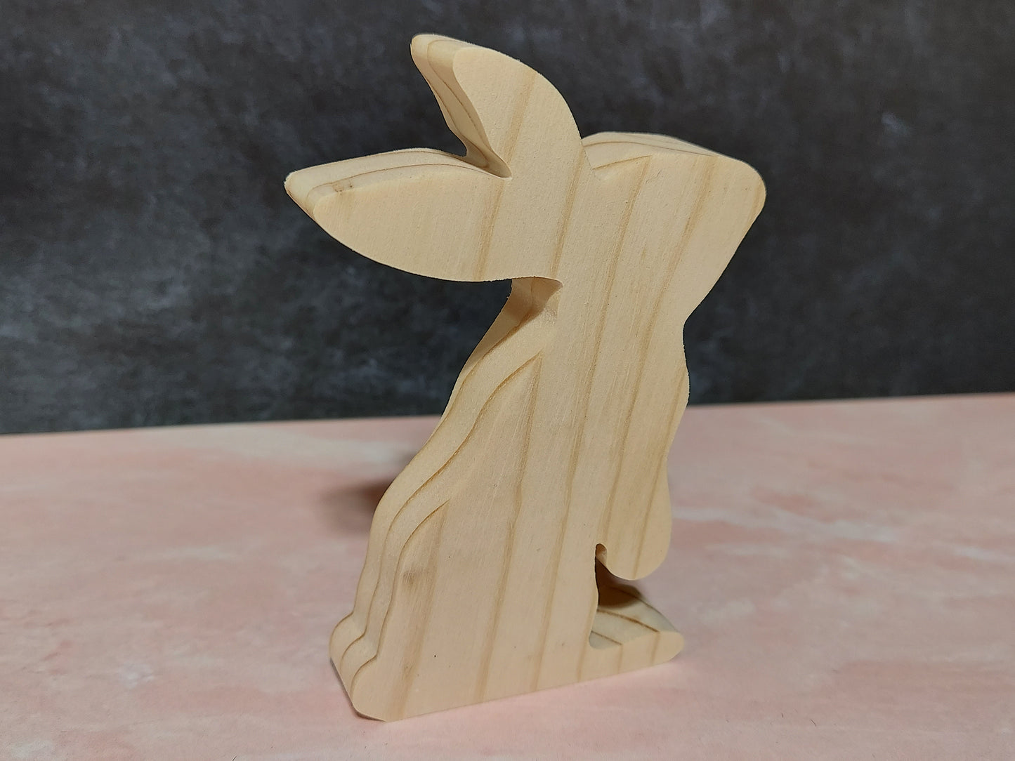 Unfinished Wooden Easter Bunny Cutout