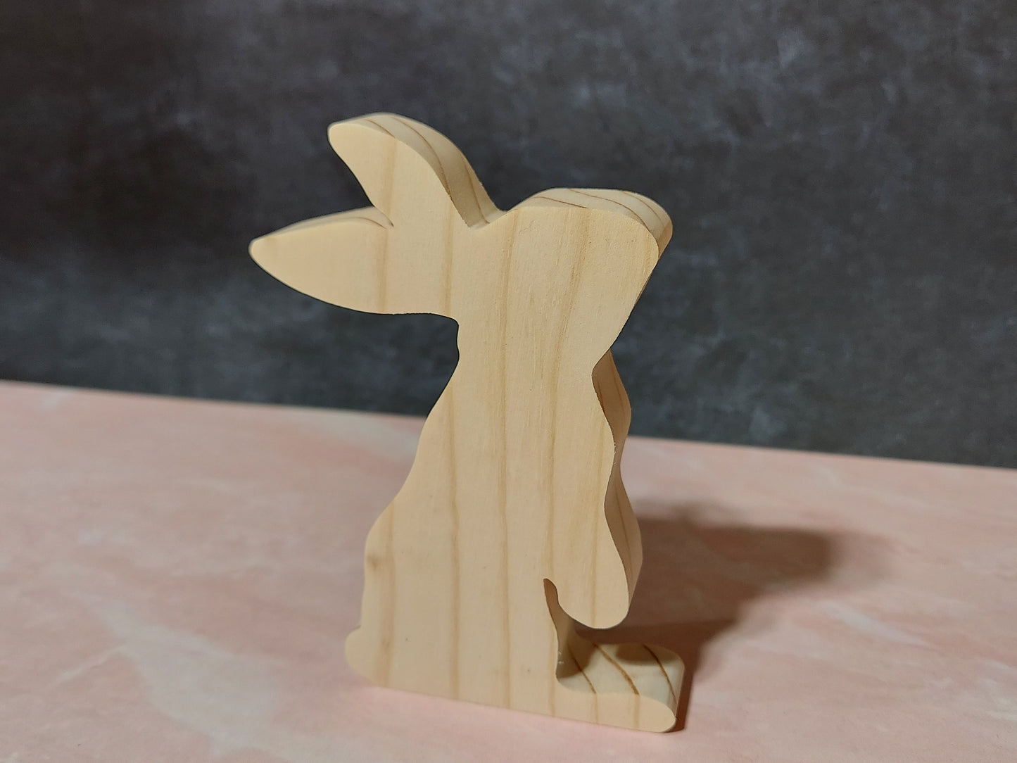Unfinished Wooden Easter Bunny Cutout