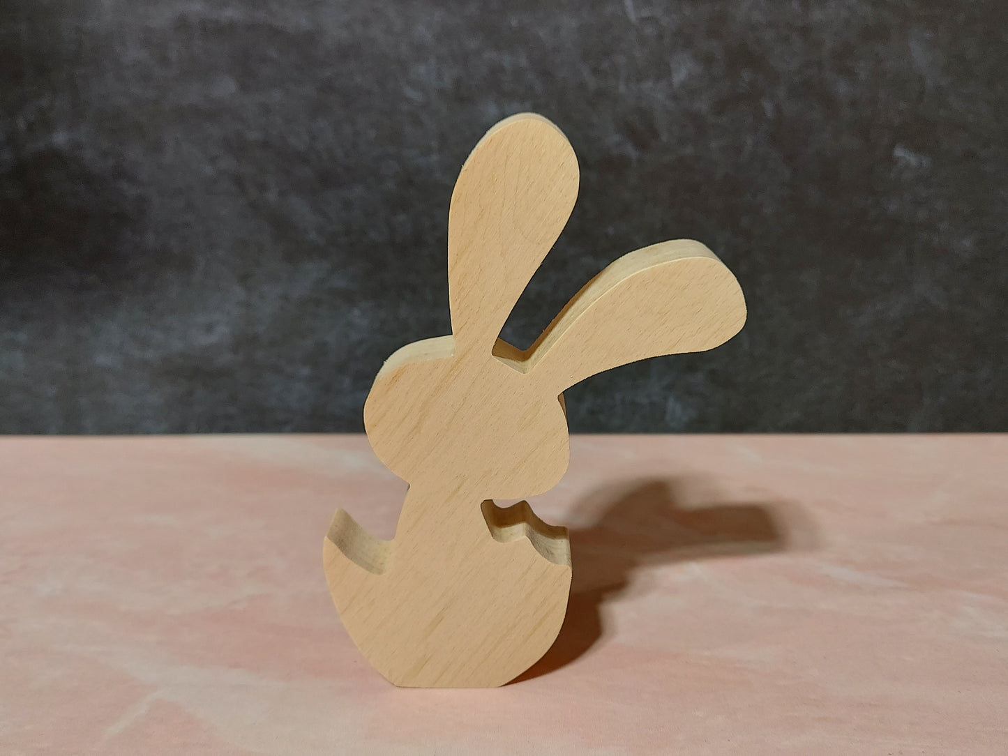 Unfinished Wooden Easter Bunny Cutout