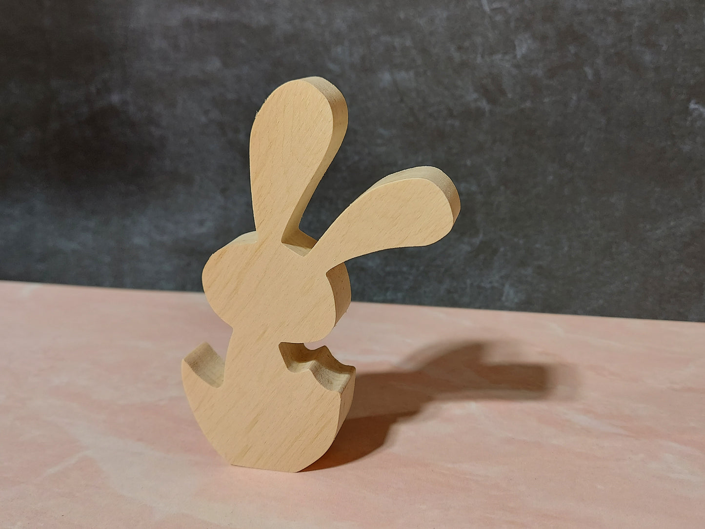 Unfinished Wooden Easter Bunny Cutout