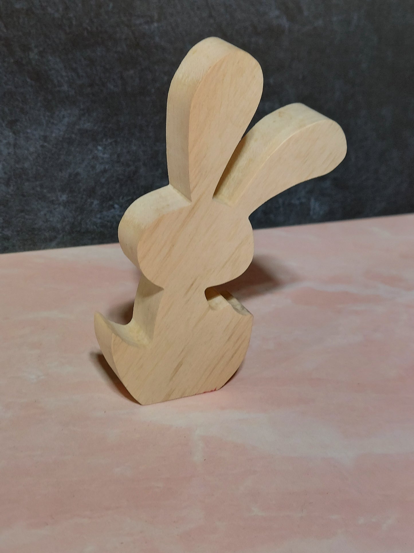 Unfinished Wooden Easter Bunny Cutout