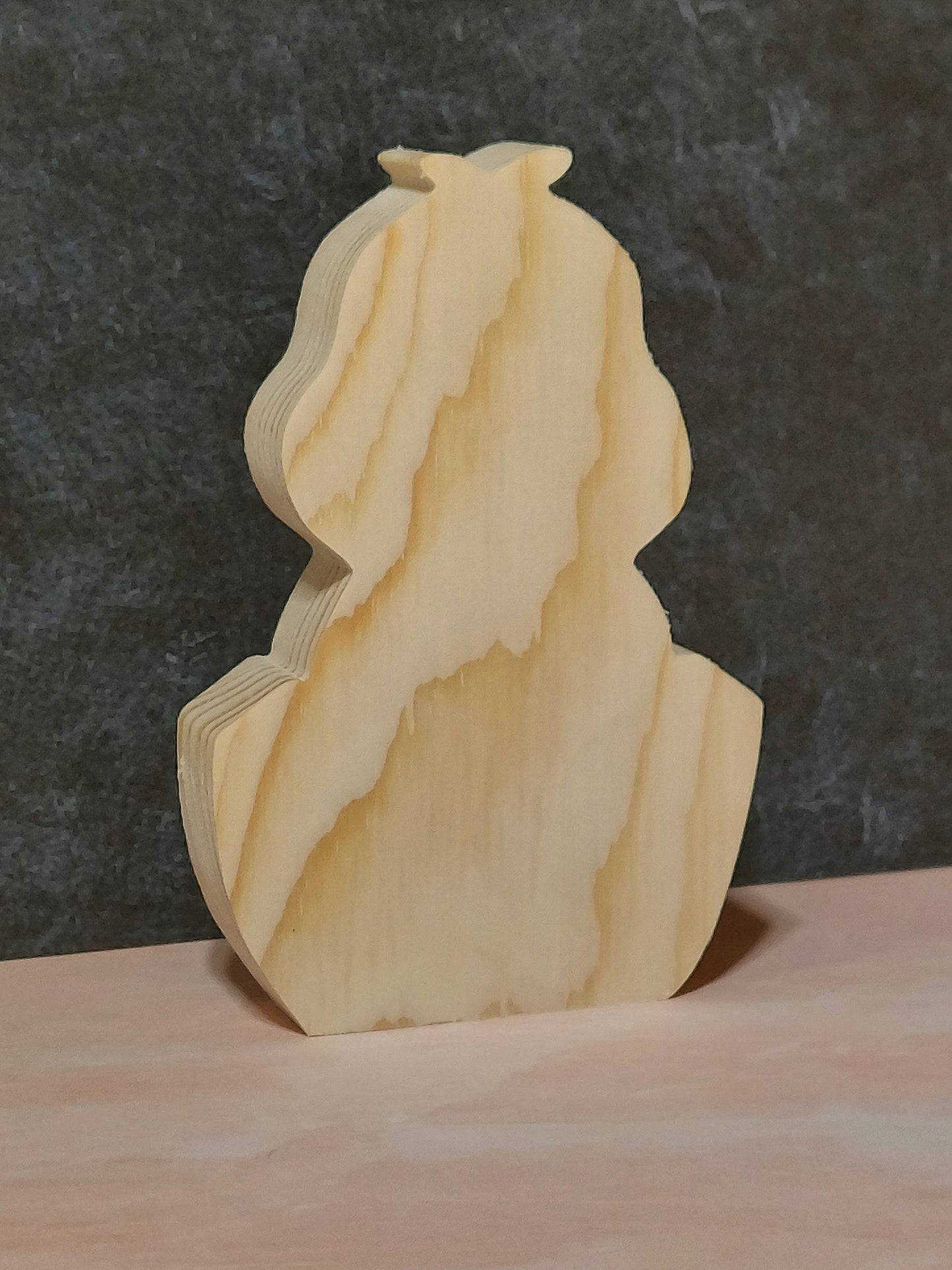 Unfinished Wooden Easter Chick Cutout