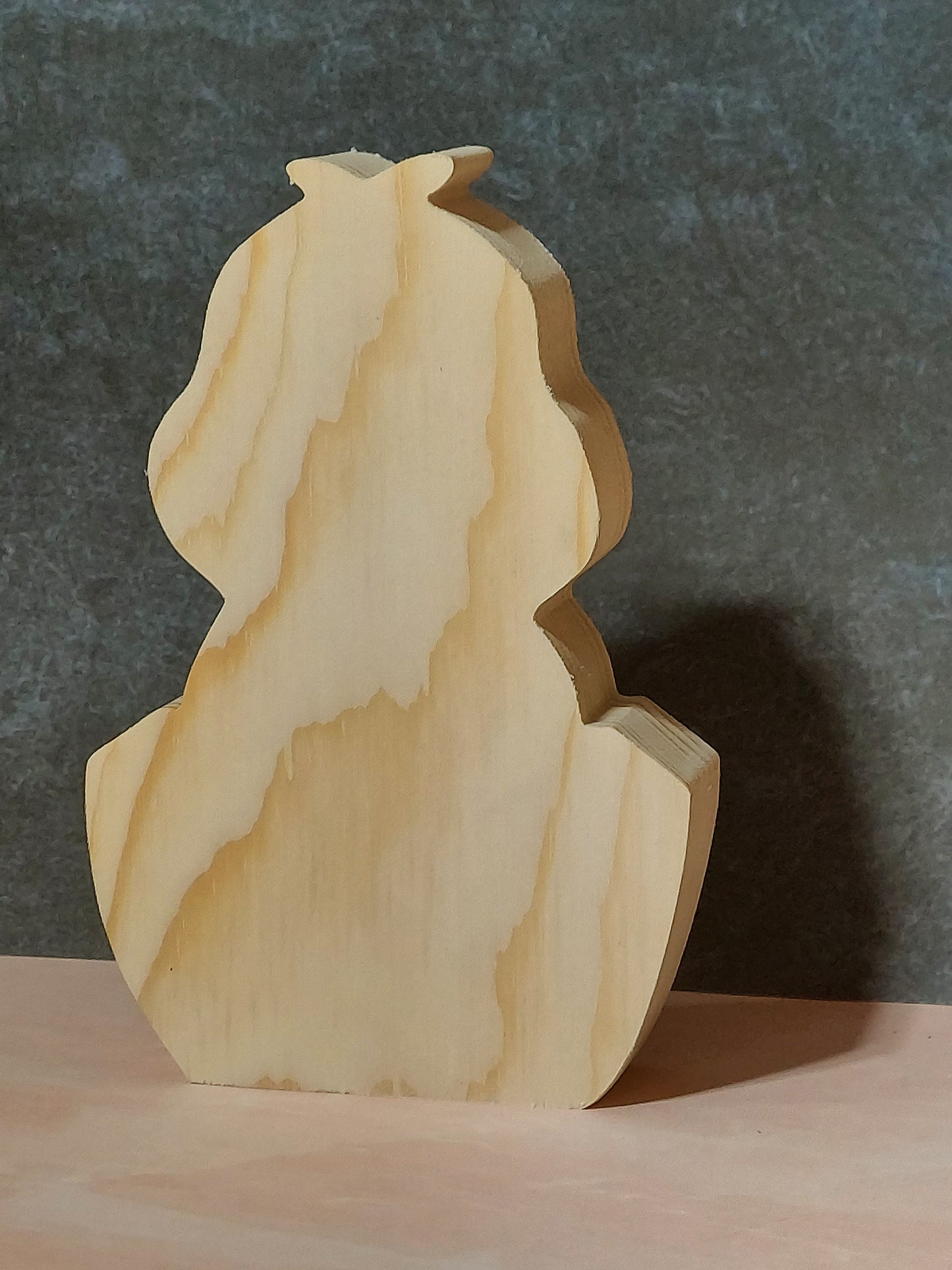 Unfinished Wooden Easter Chick Cutout