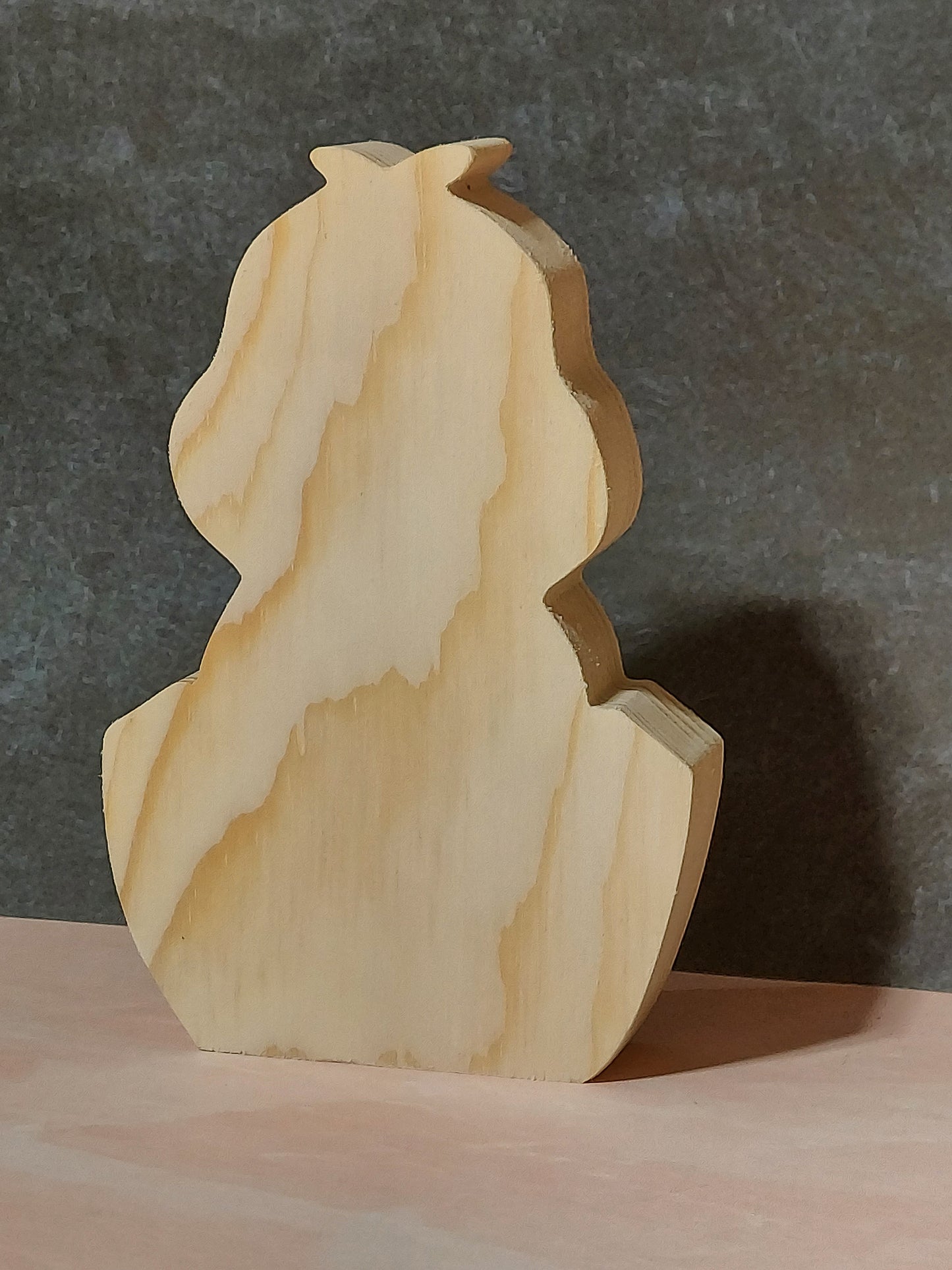 Unfinished Wooden Easter Chick Cutout