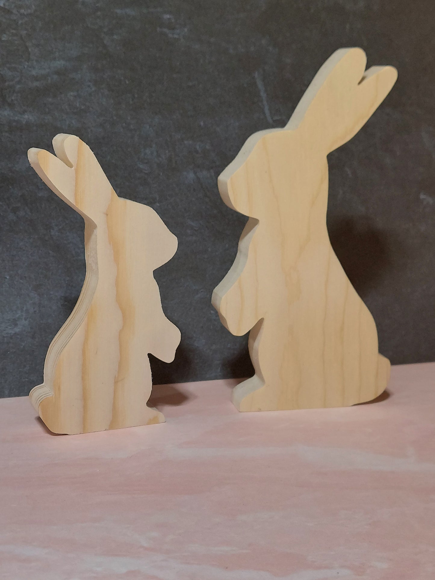 Unfinished Wooden Easter Bunny Cutout