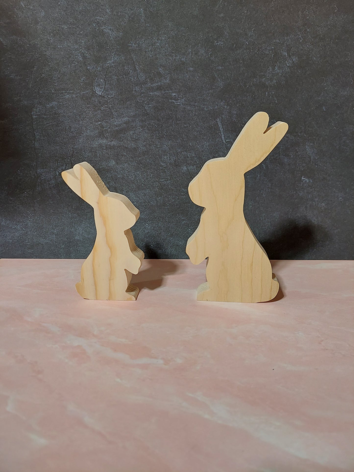 Unfinished Wooden Easter Bunny Cutout