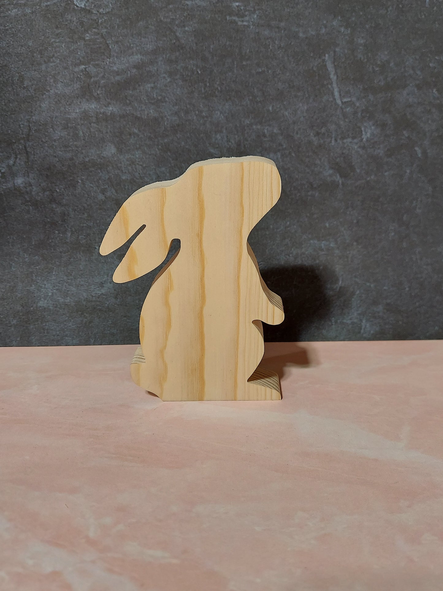 Unfinished Wooden Easter Bunny Cutout