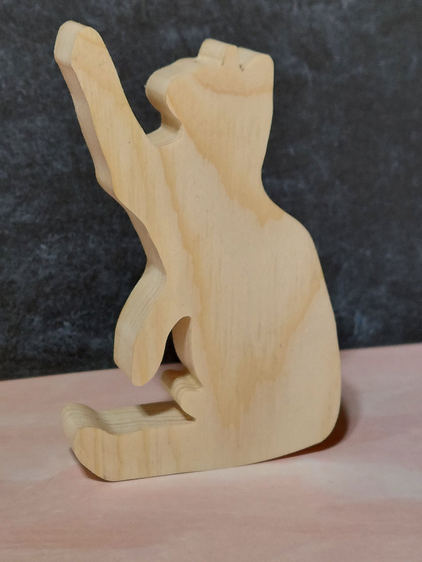 Unfinished Wooden Cat Cutout