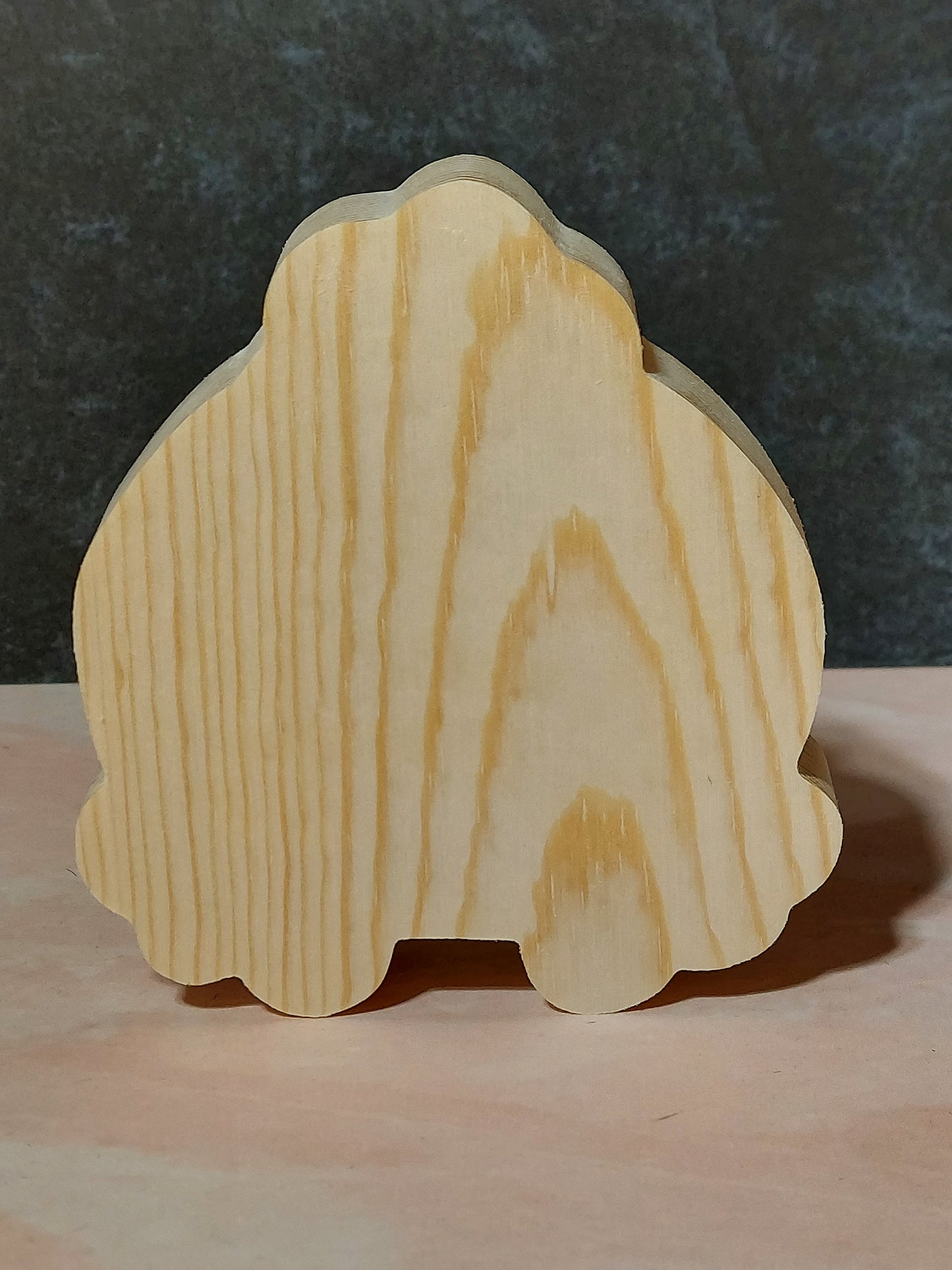 Unfinished Wooden Easter Bunny Cutout