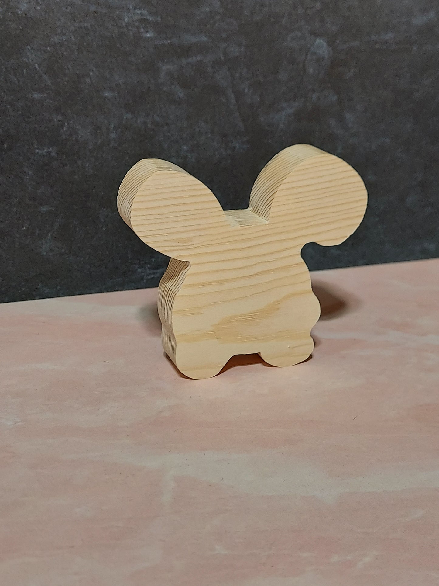Unfinished Wooden Easter Bunny Cutout