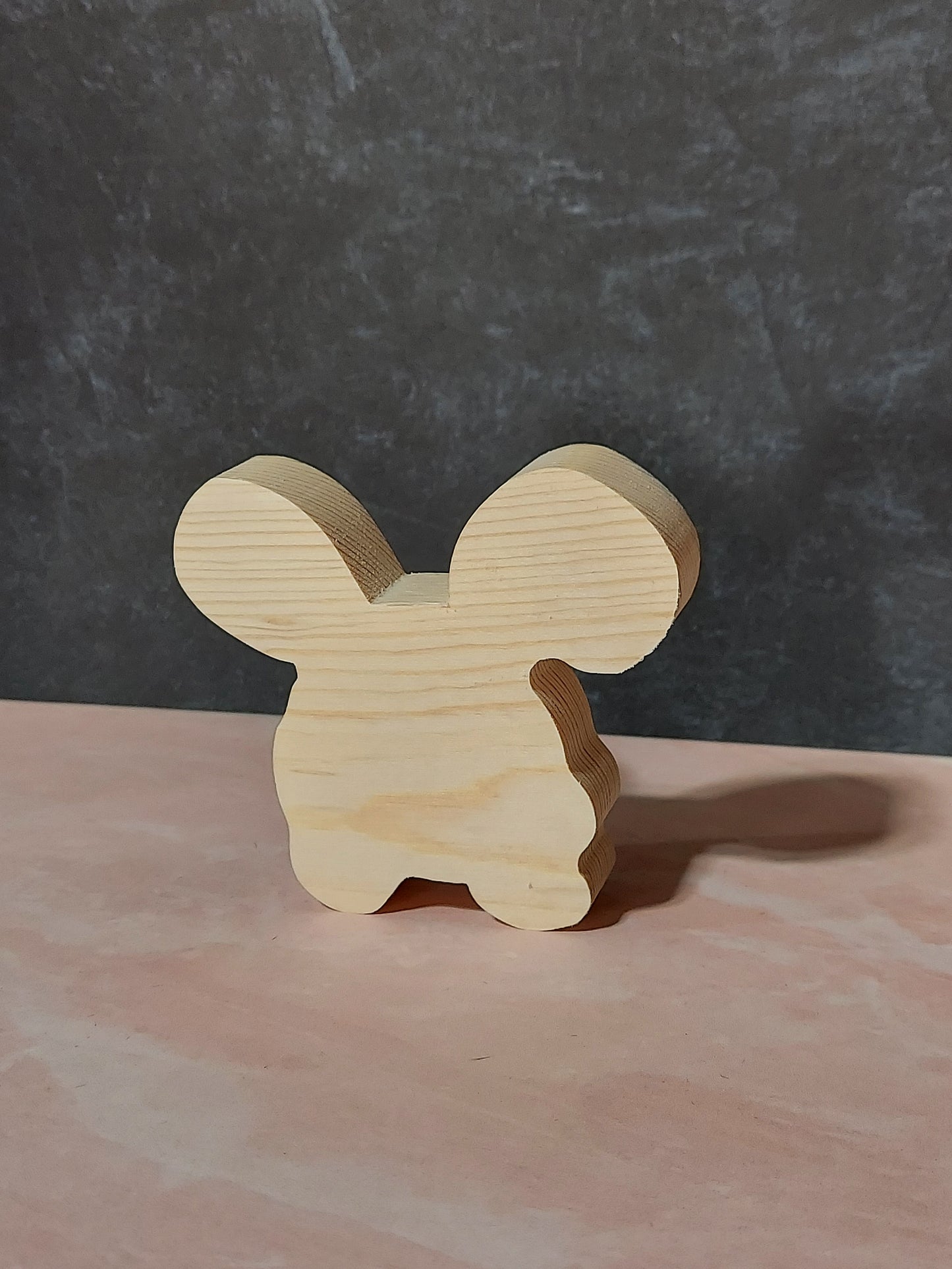 Unfinished Wooden Easter Bunny Cutout
