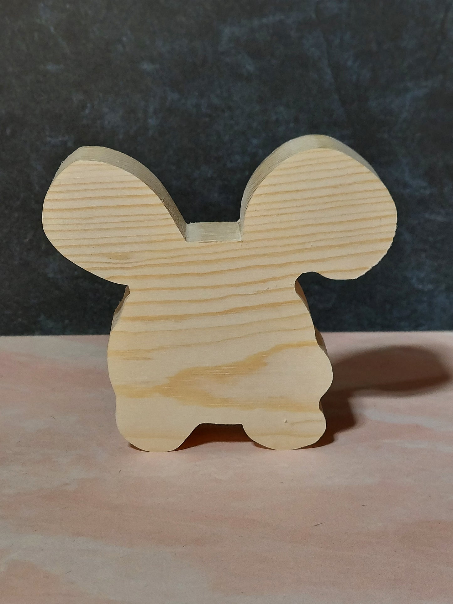 Unfinished Wooden Easter Bunny Cutout