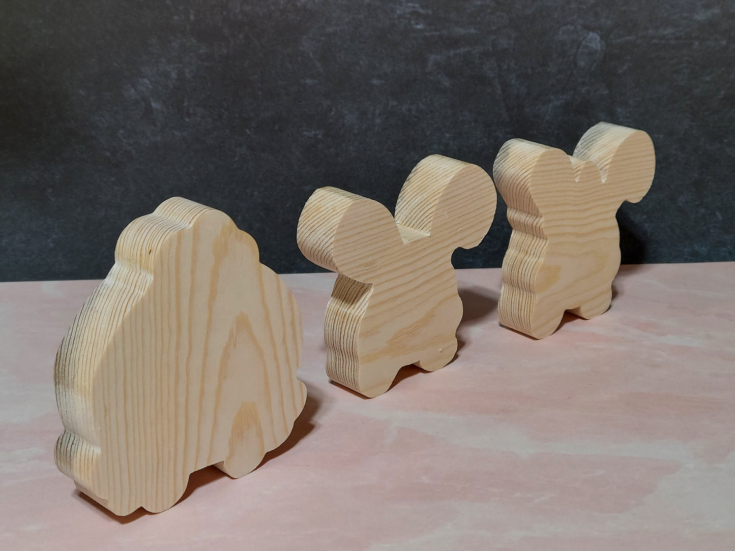 Unfinished Wooden Easter Bunny Cutout