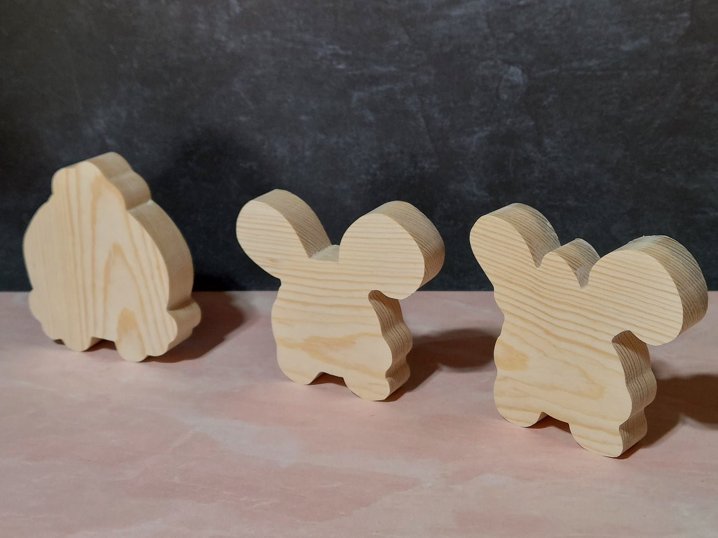 Unfinished Wooden Easter Bunny Cutout