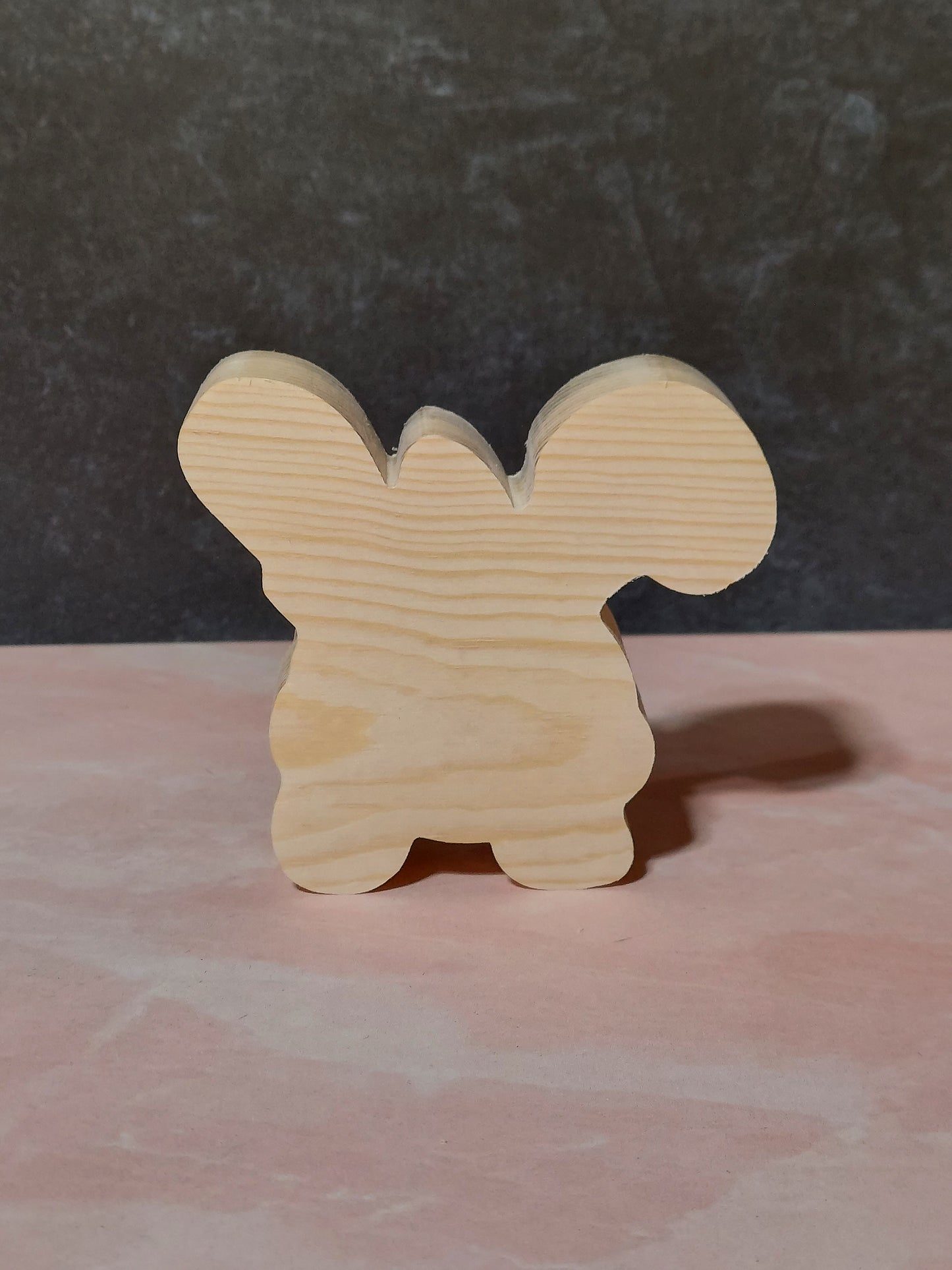 Unfinished Wooden Easter Bunny Cutout
