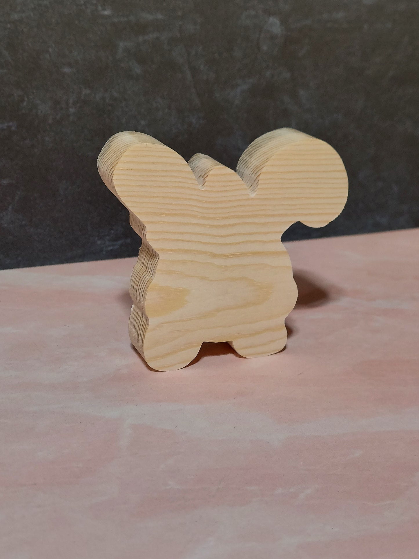 Unfinished Wooden Easter Bunny Cutout