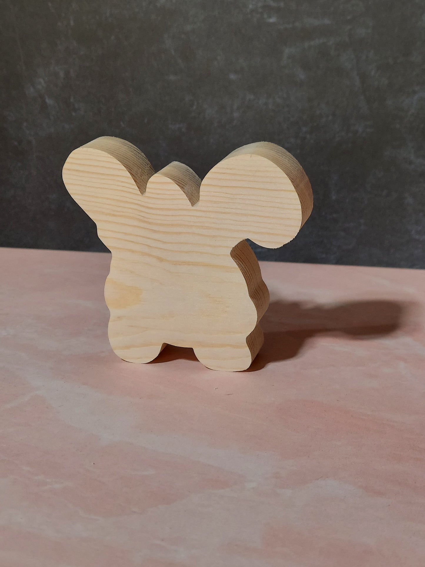 Unfinished Wooden Easter Bunny Cutout