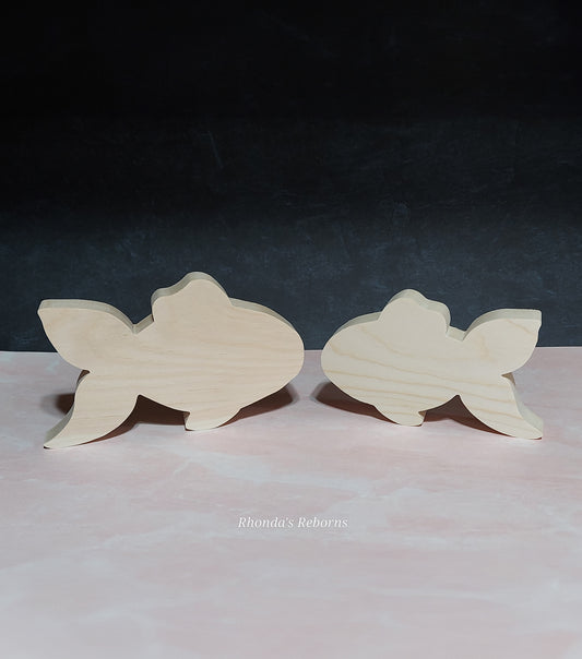 Unfinished Wooden Fish Cutout