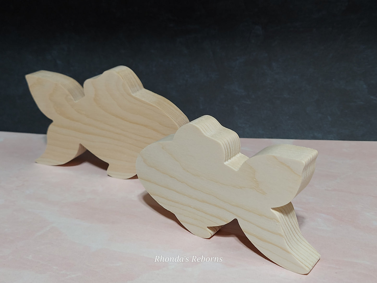 Unfinished Wooden Fish Cutout