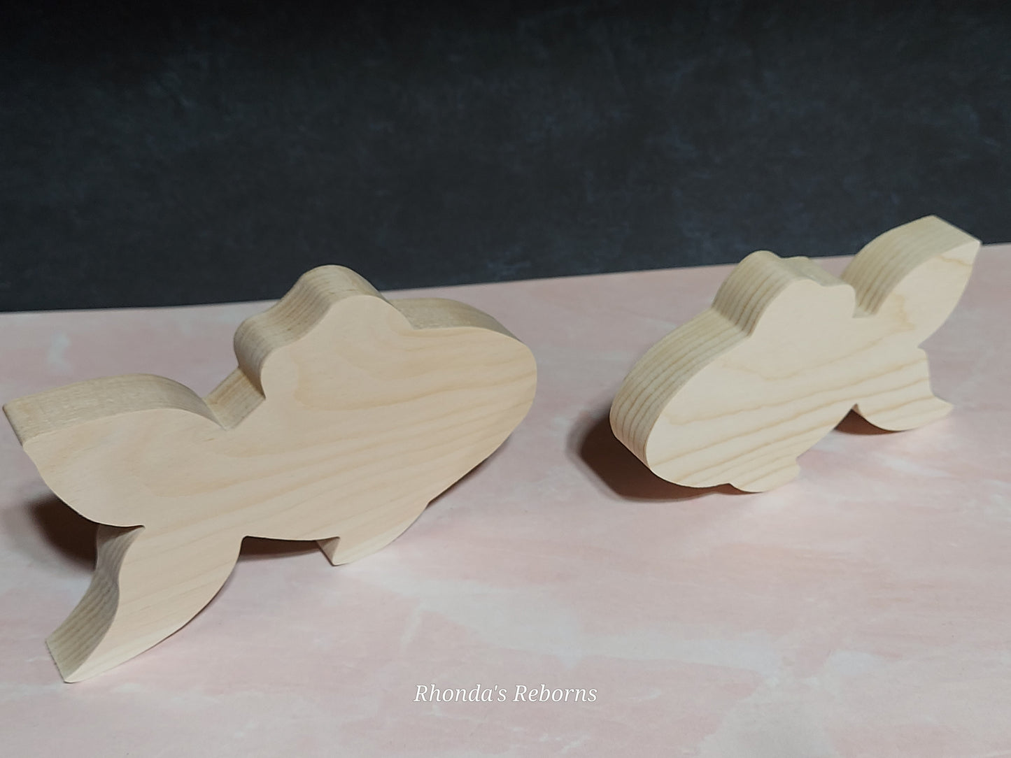 Unfinished Wooden Fish Cutout