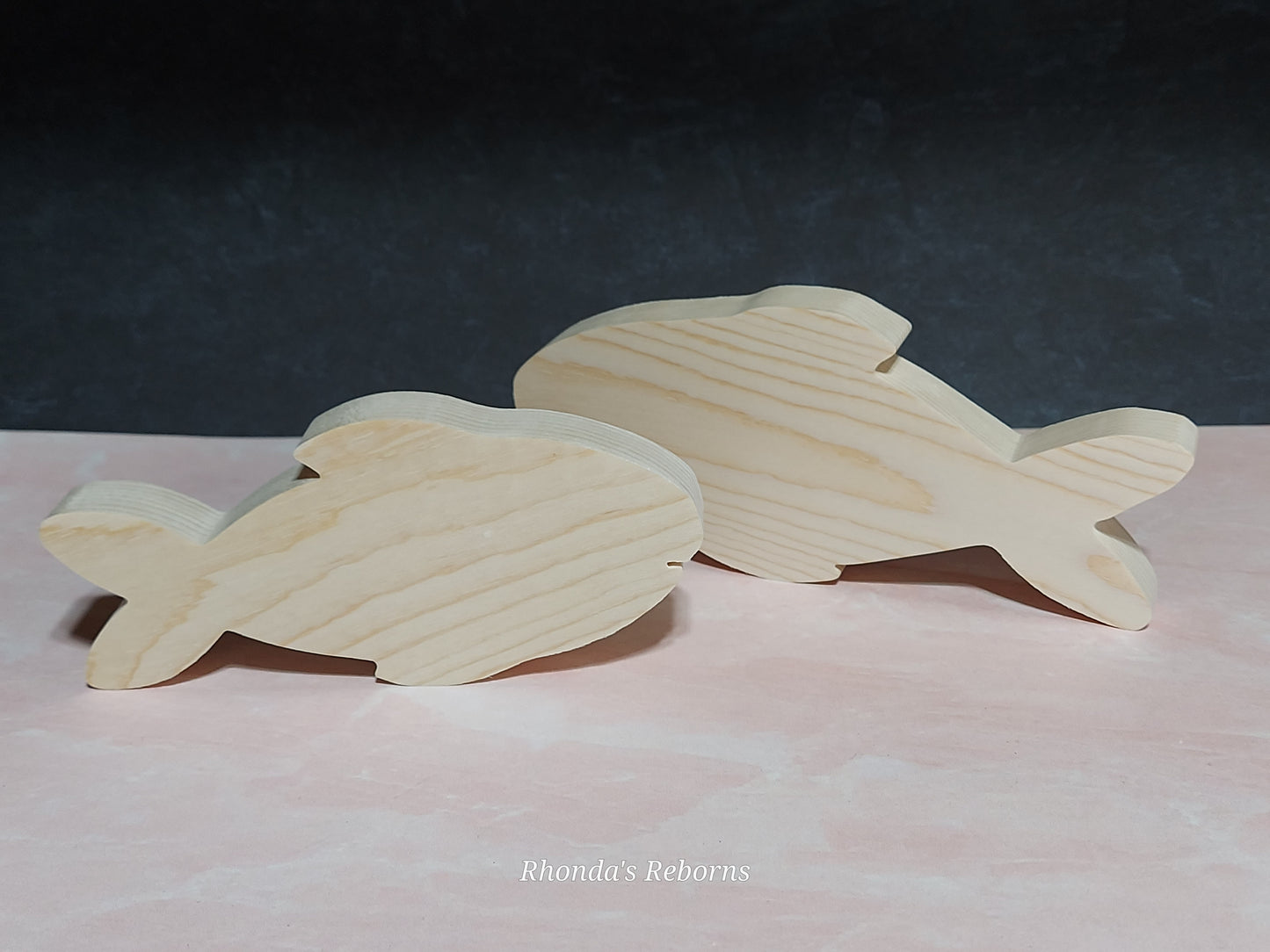 Unfinished Wooden Fish Cutout