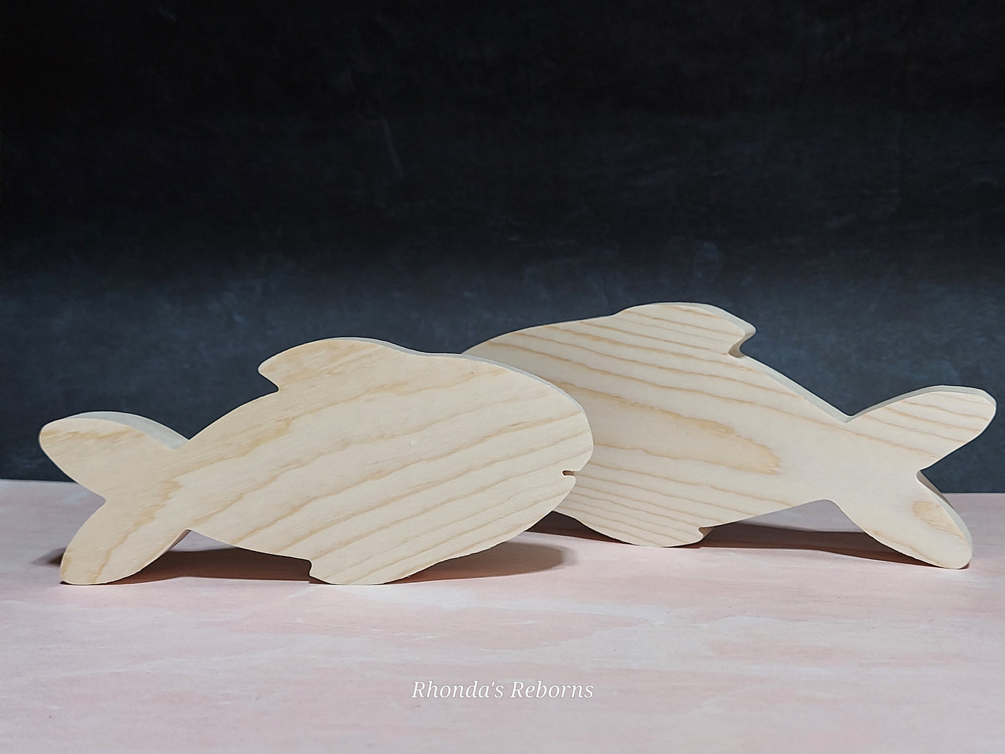 Unfinished Wooden Fish Cutout