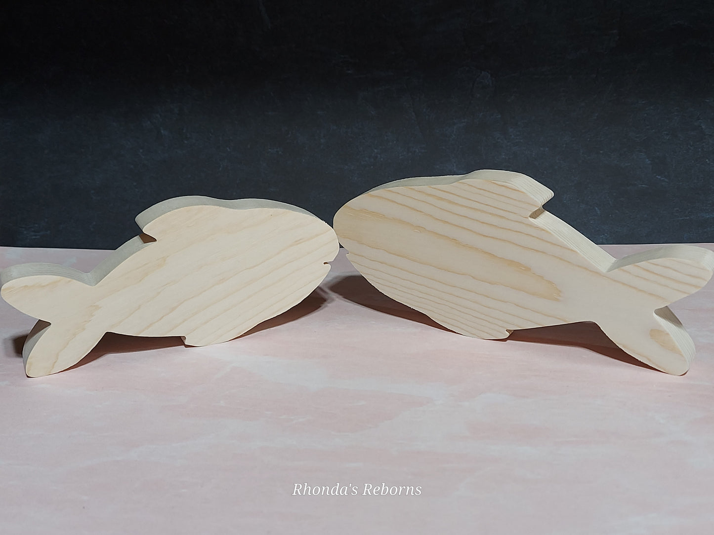 Unfinished Wooden Fish Cutout