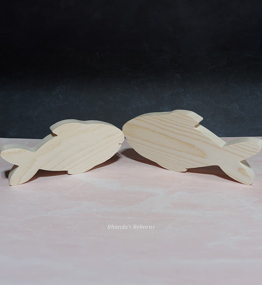 Unfinished Wooden Fish Cutout