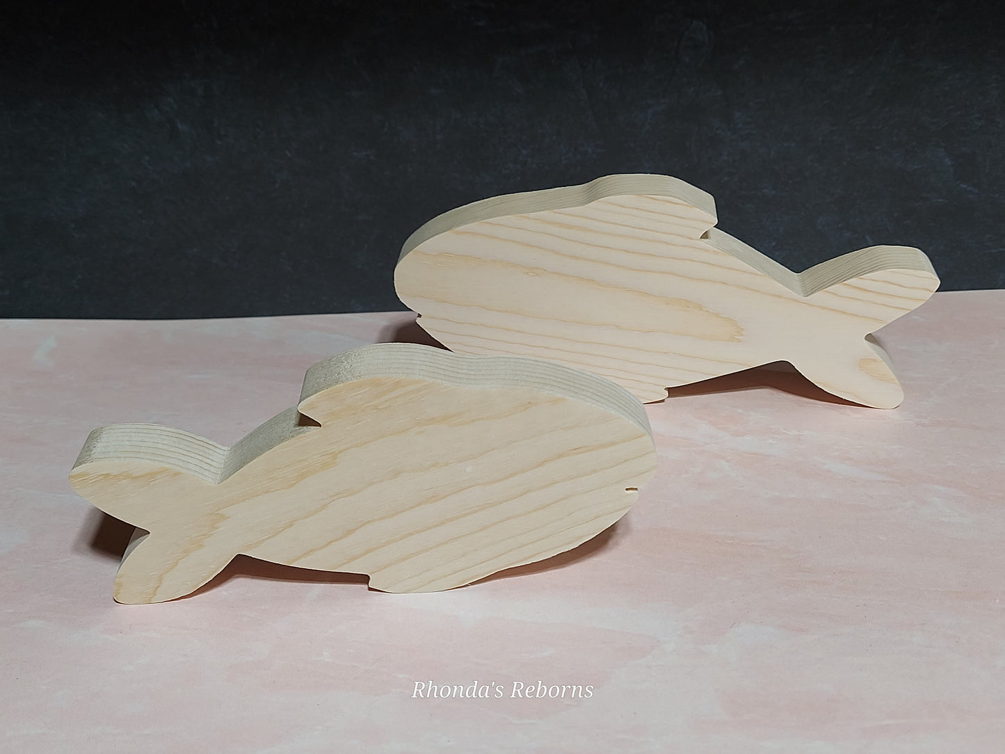 Unfinished Wooden Fish Cutout