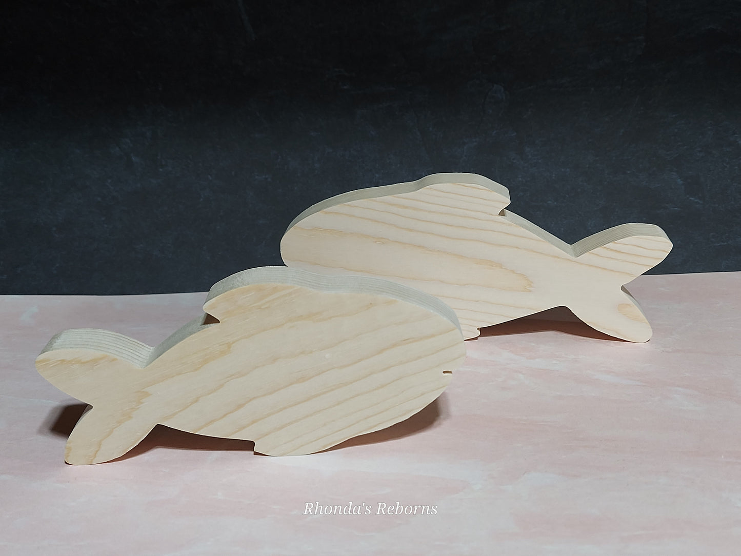 Unfinished Wooden Fish Cutout