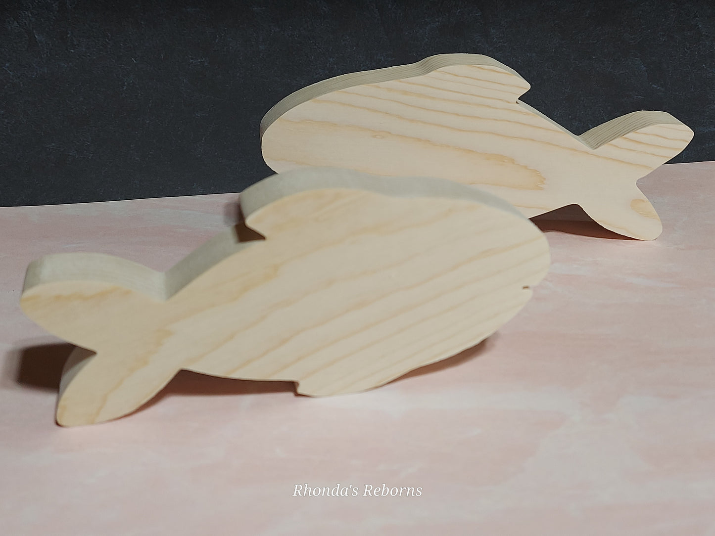 Unfinished Wooden Fish Cutout