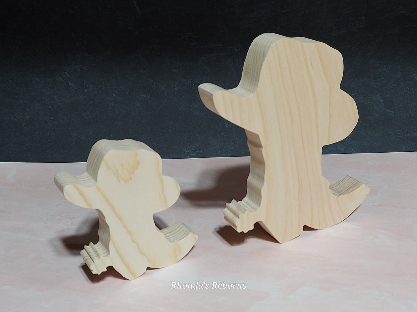 Unfinished Wooden Cowboy Boot Cutout