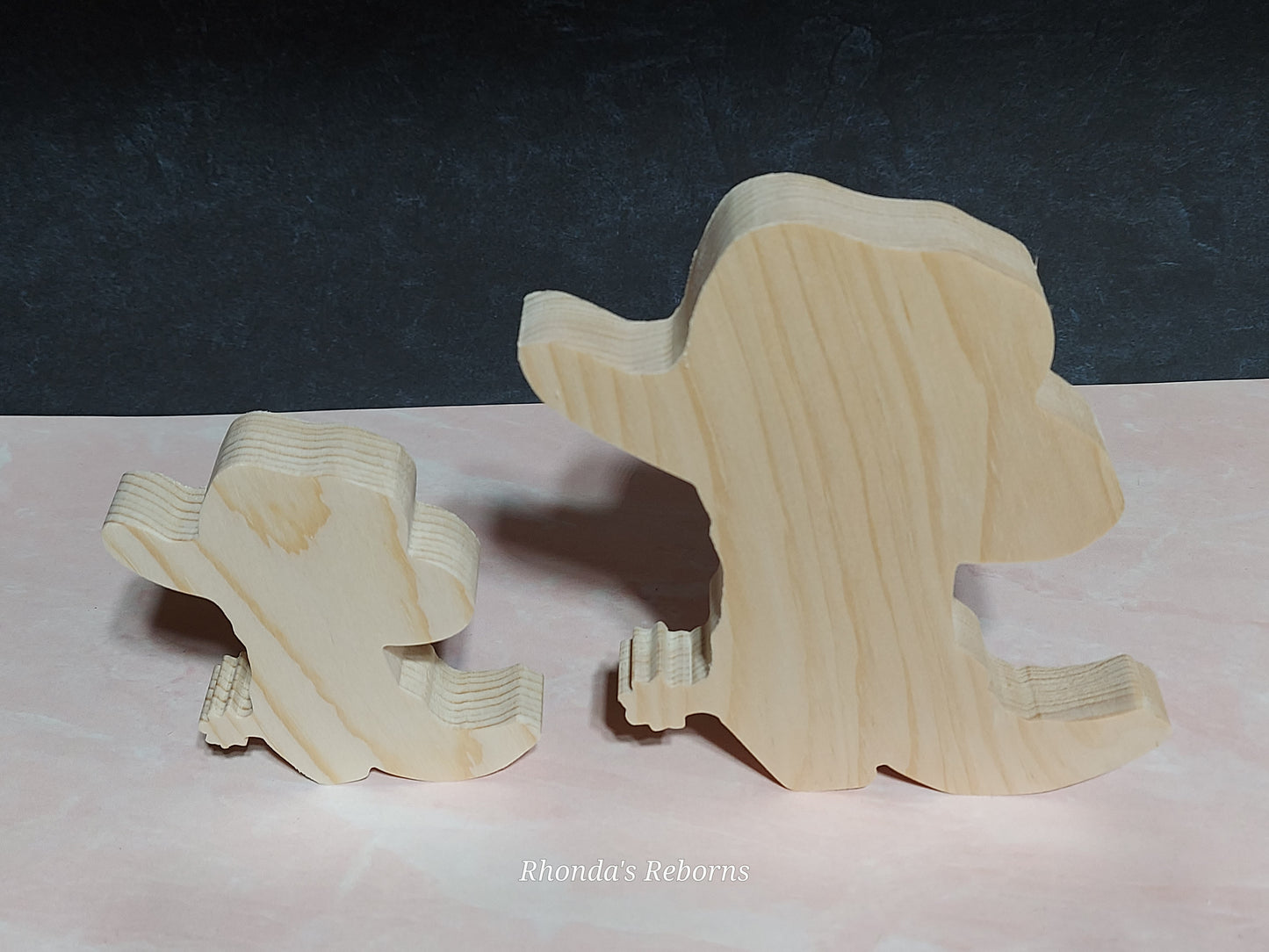 Unfinished Wooden Cowboy Boot Cutout