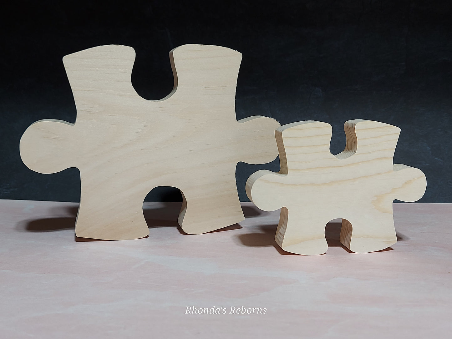 Unfinished Wooden Puzzle Piece Cutout