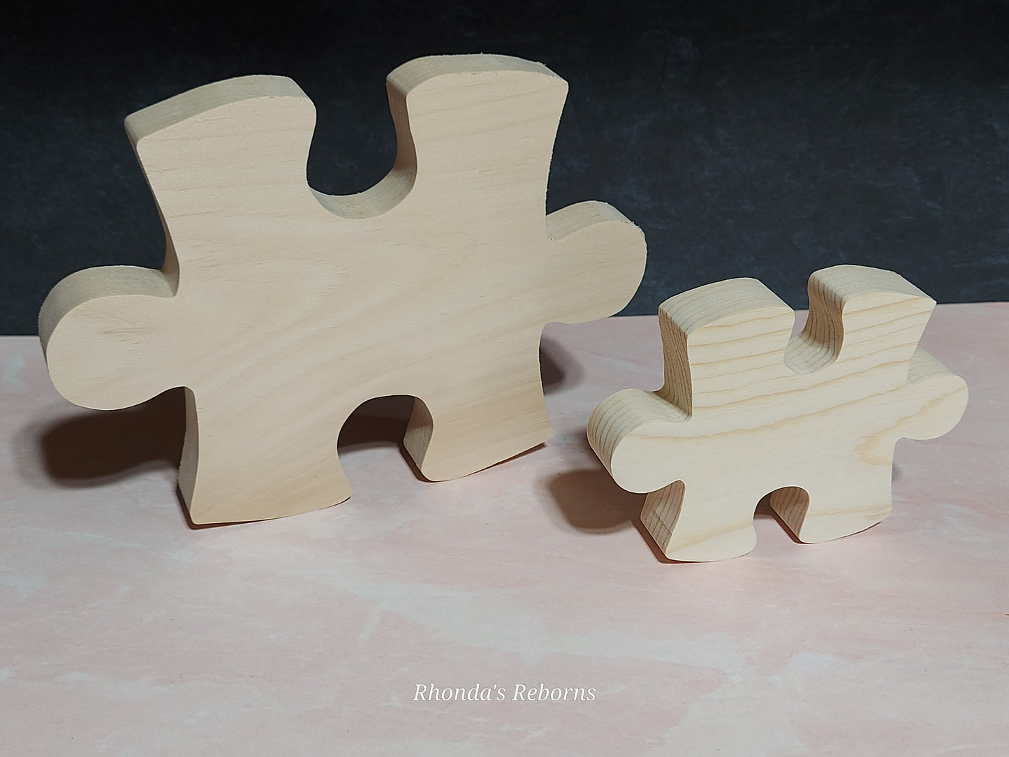 Unfinished Wooden Puzzle Piece Cutout