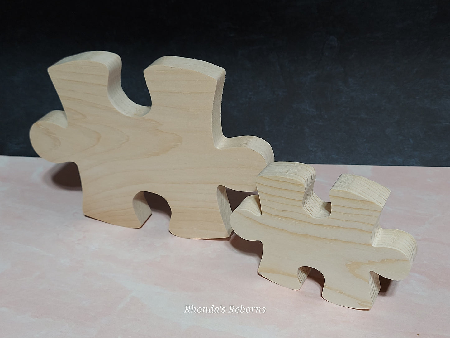 Unfinished Wooden Puzzle Piece Cutout