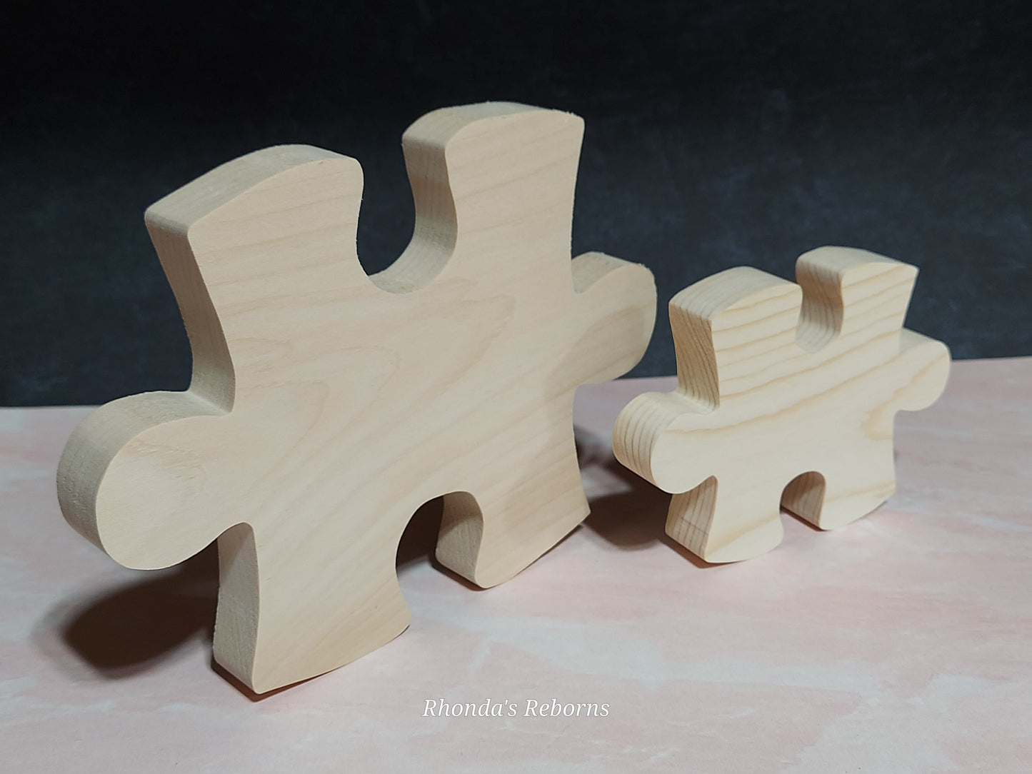 Unfinished Wooden Puzzle Piece Cutout