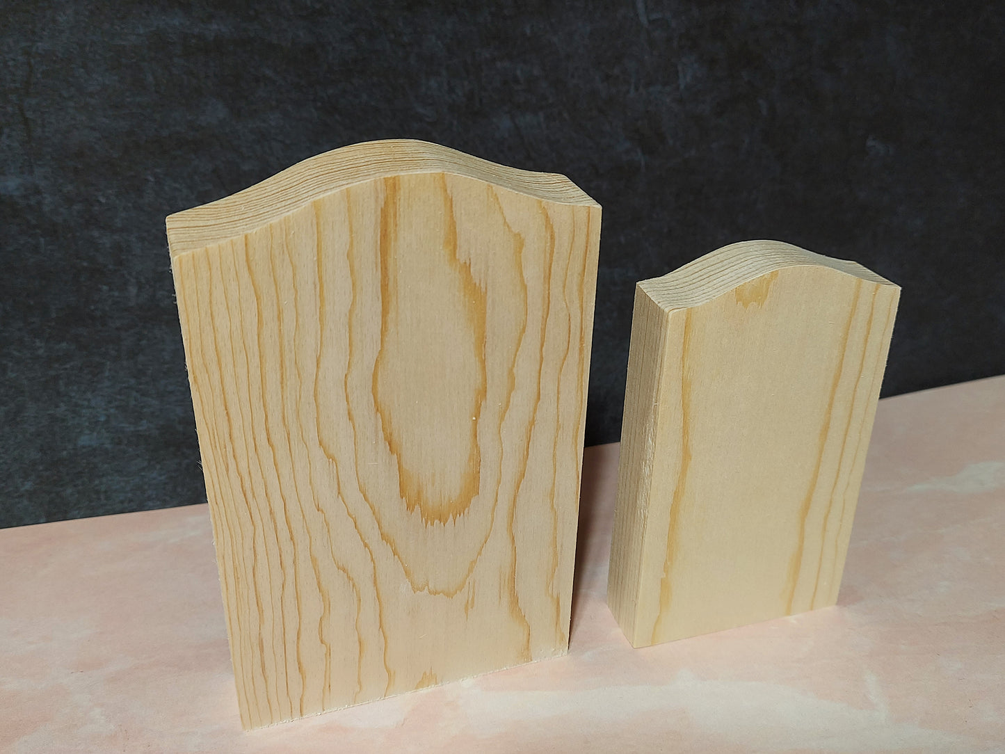 Unfinished Wooden Tombstone Cutout